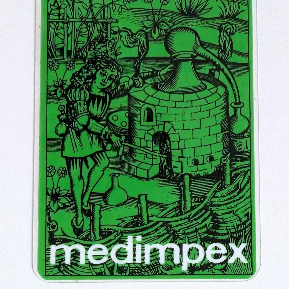 Vintage Russian Soviet USSR Pocket Calendar Medimpex Pharmaceutical Hungary 1971